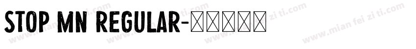 Stop MN Regular字体转换